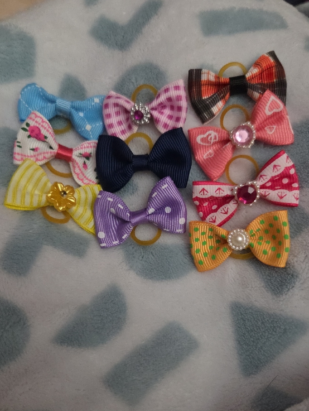 Bows Assorted  Set Of 10 Bow Ties - Multicolor Pack # 3